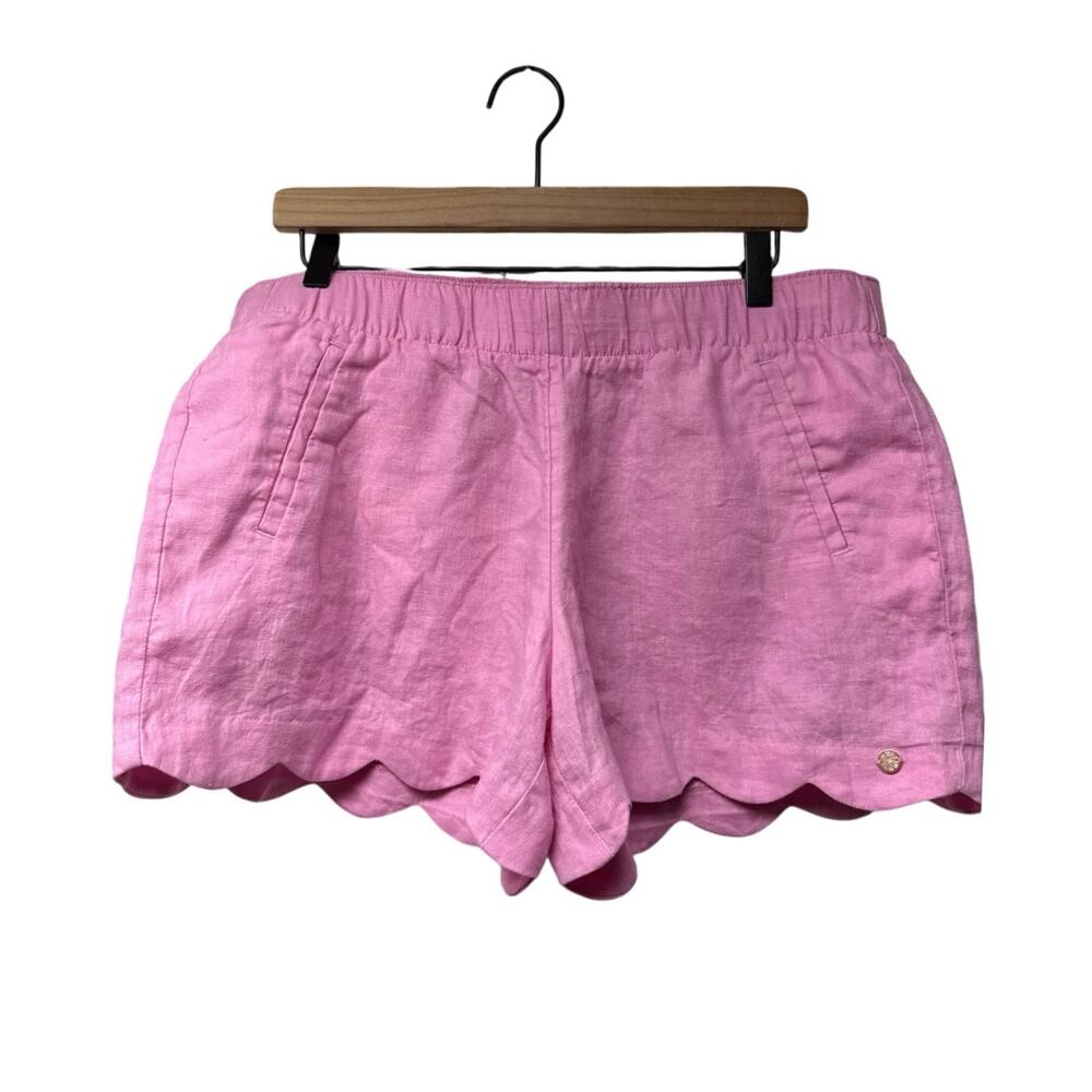 Lilly Pulitzer Linen Shorts Womens Size Large Pink Scalloped Hem Preppy
Coastal - Picture 1 of 7